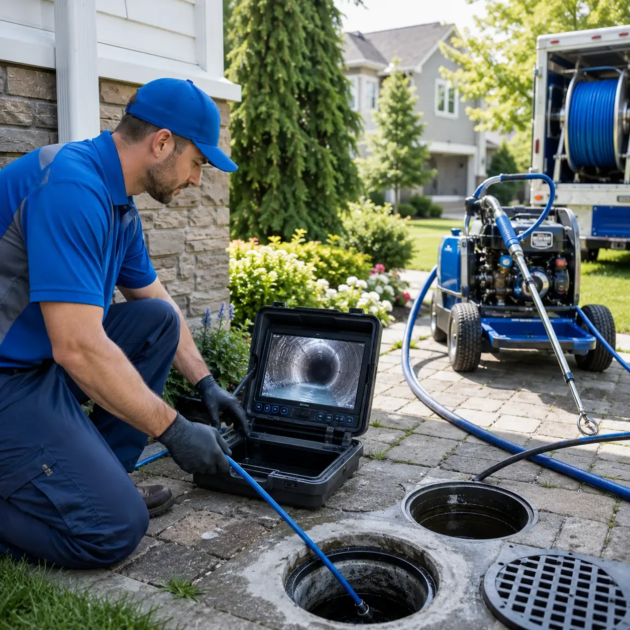 Outdoor drain cleaning professionals serving Corapeake, NC